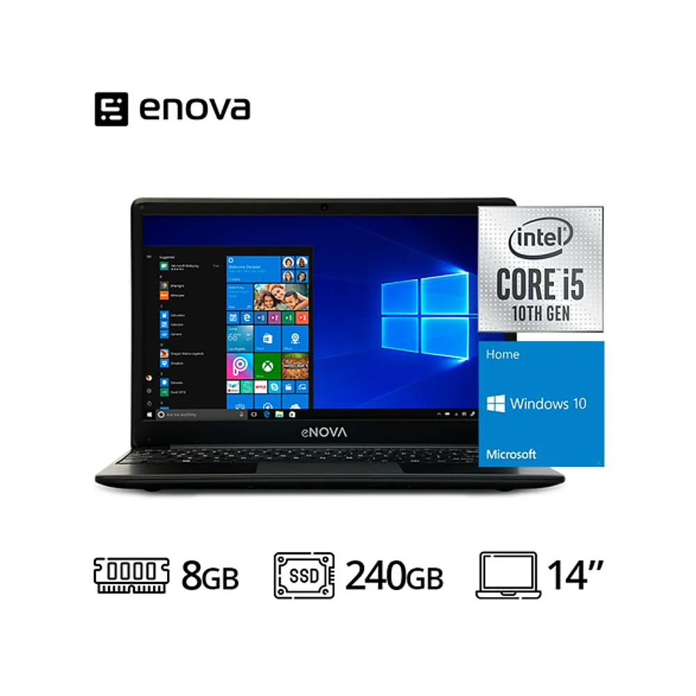 Notebook Enova 14p + 8 GB RAM+ 240GB SSD + WIN 10