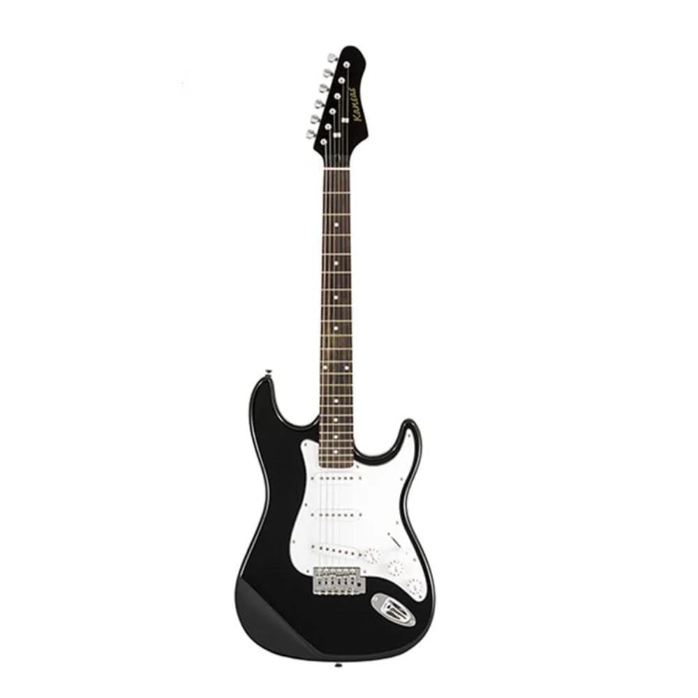 Guitarra Kansas Electrica Black 3 MIC/STR/ EG-P15B-KAN
