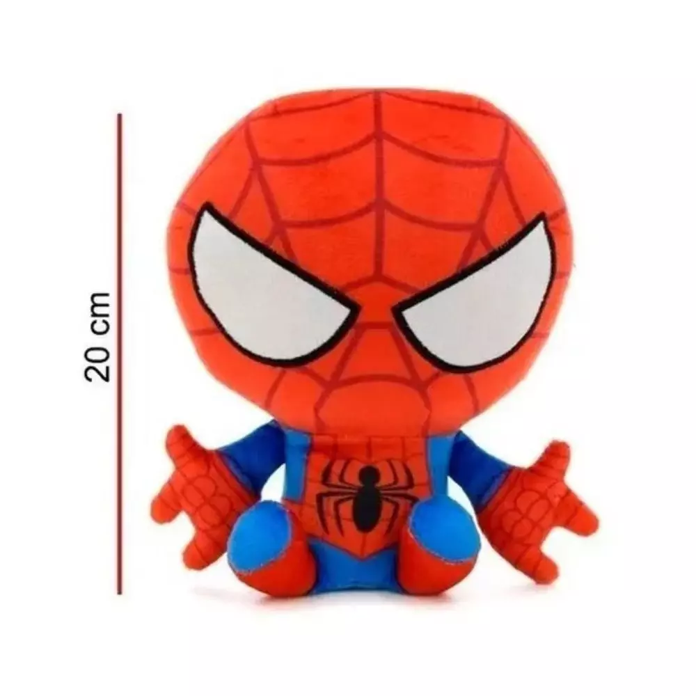 Peluche Spiderman Sentado 20 Cm Art. MV003