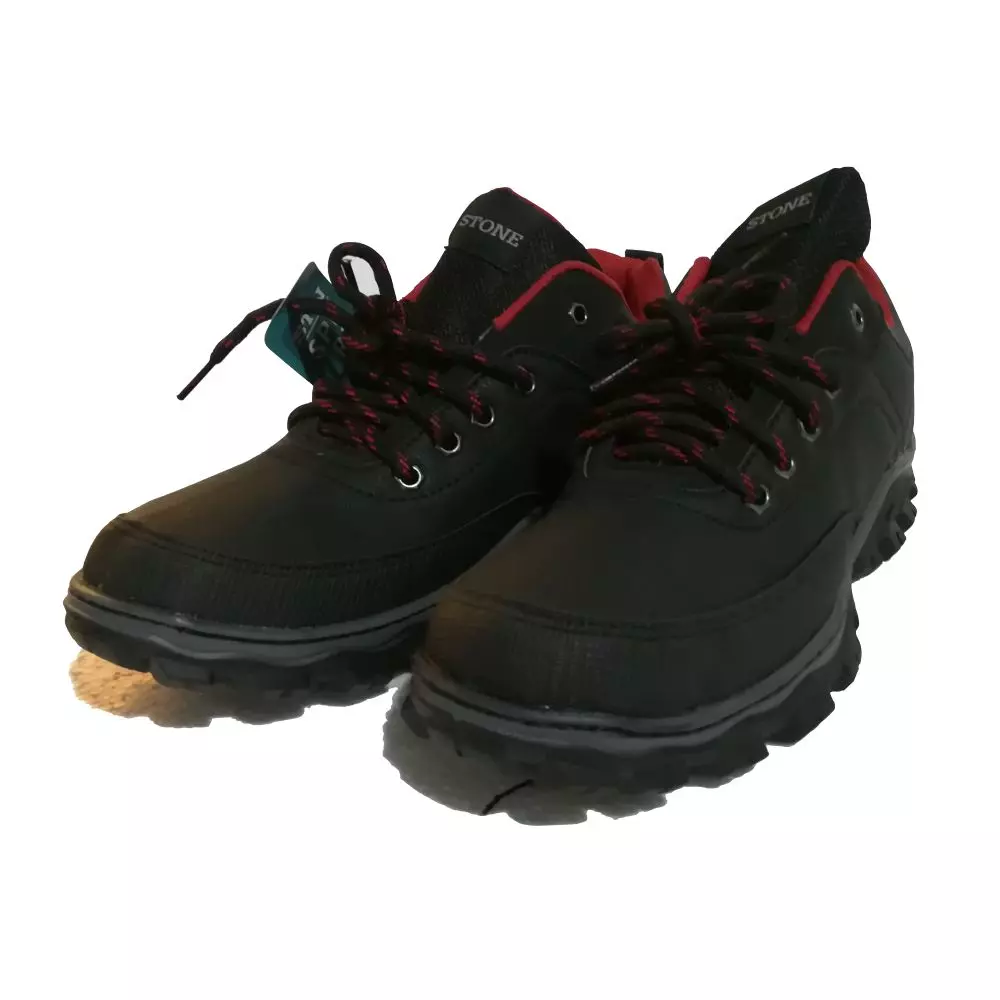 Zapatilla Stone 4100 Negro-Rojo