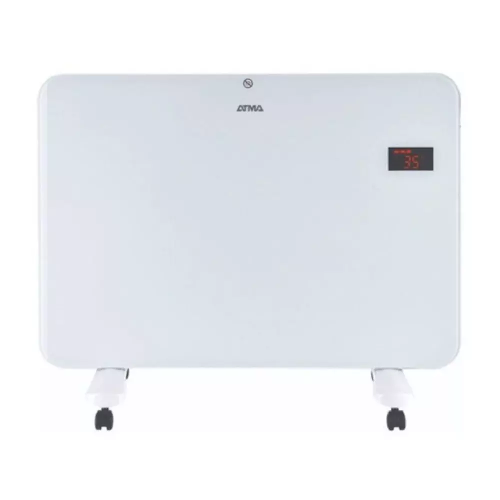 Panel Atma Calefactor ATVC1522P Digital de Vidrio 1500W