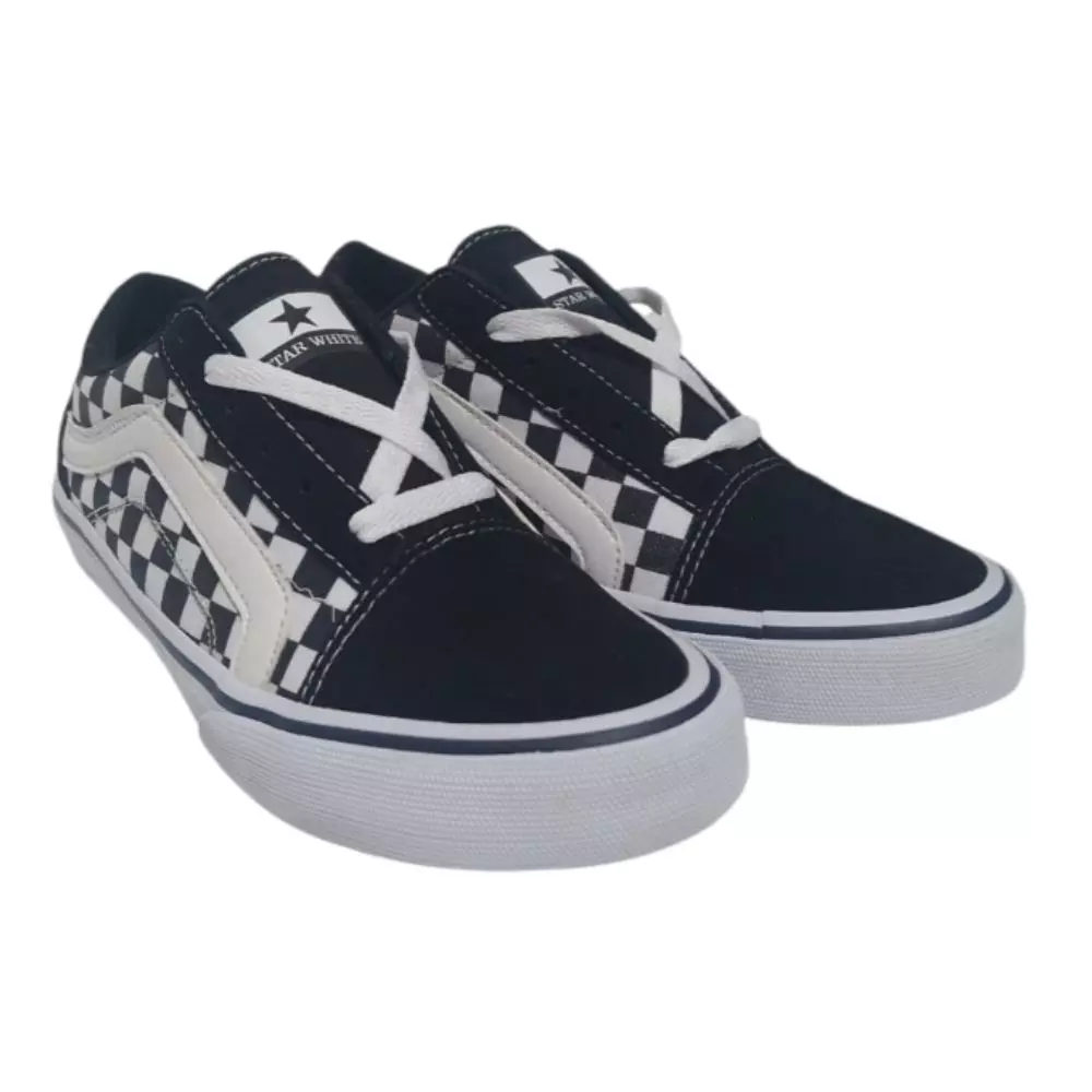 Zapatilla Star White 1574 Ajedrez