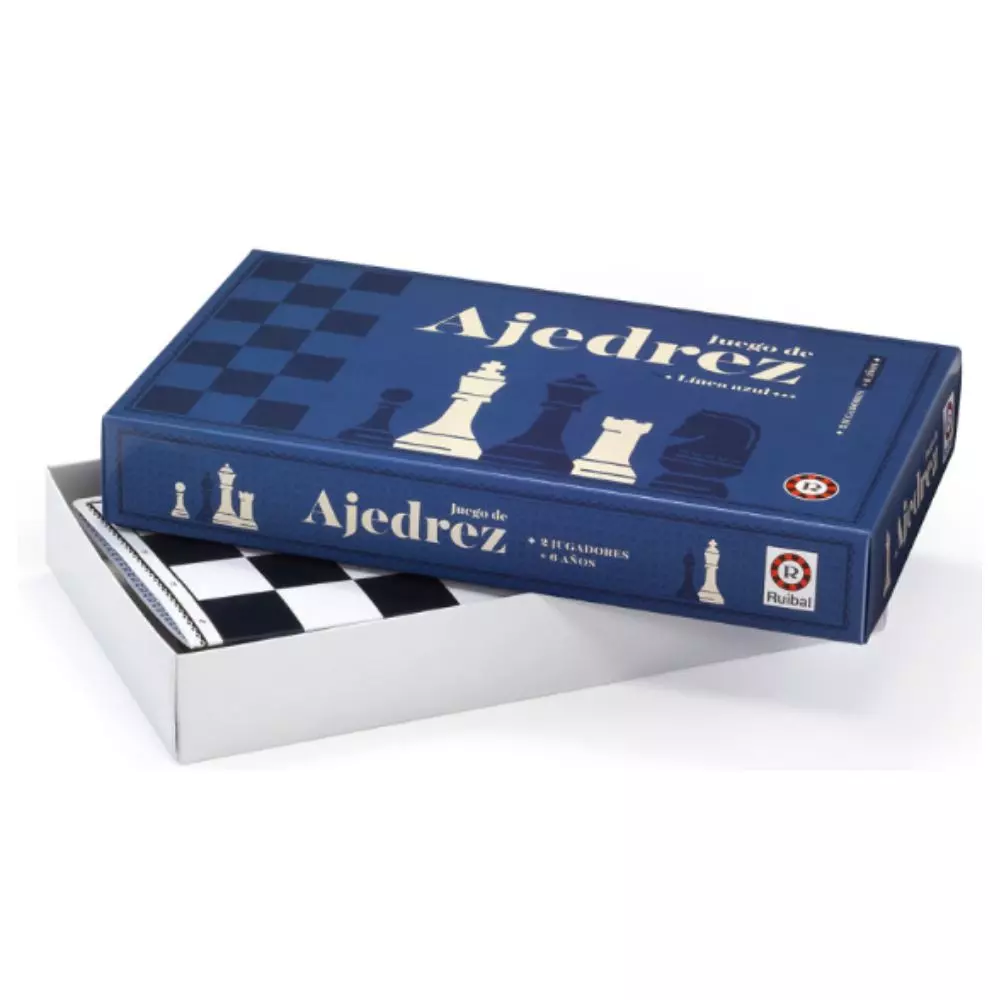 Juego de Ajedrez Linea Azul 34 Piezas 0116119