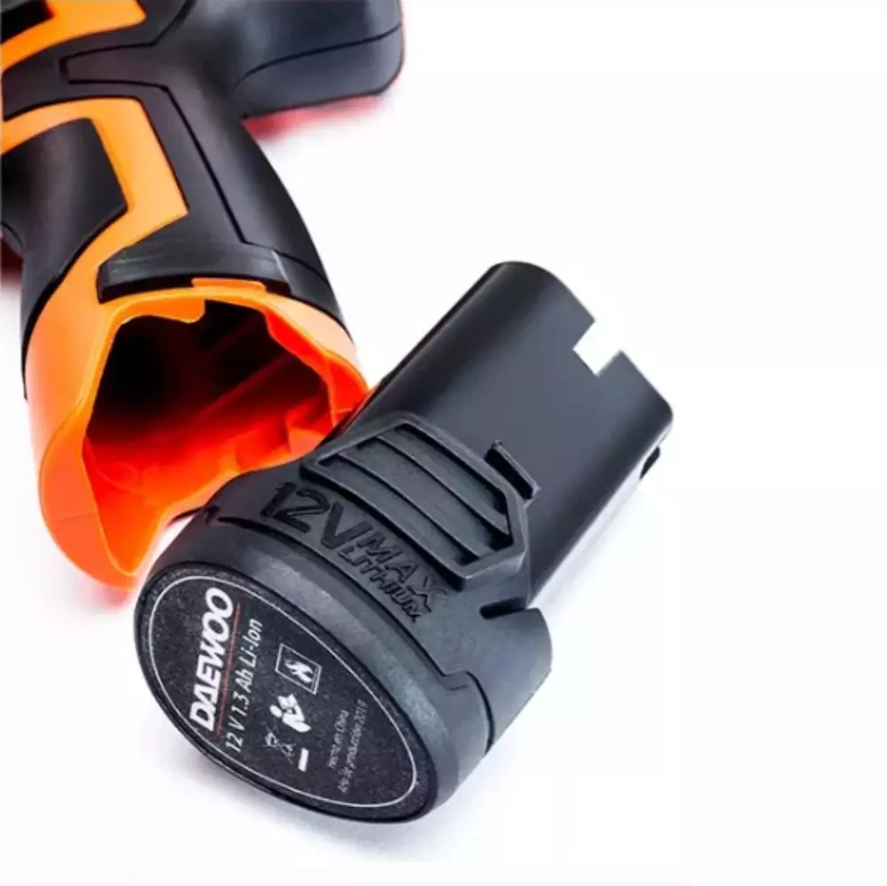 Taladro Daewoo Atornillador DACD1210CK 12V Inalambrico