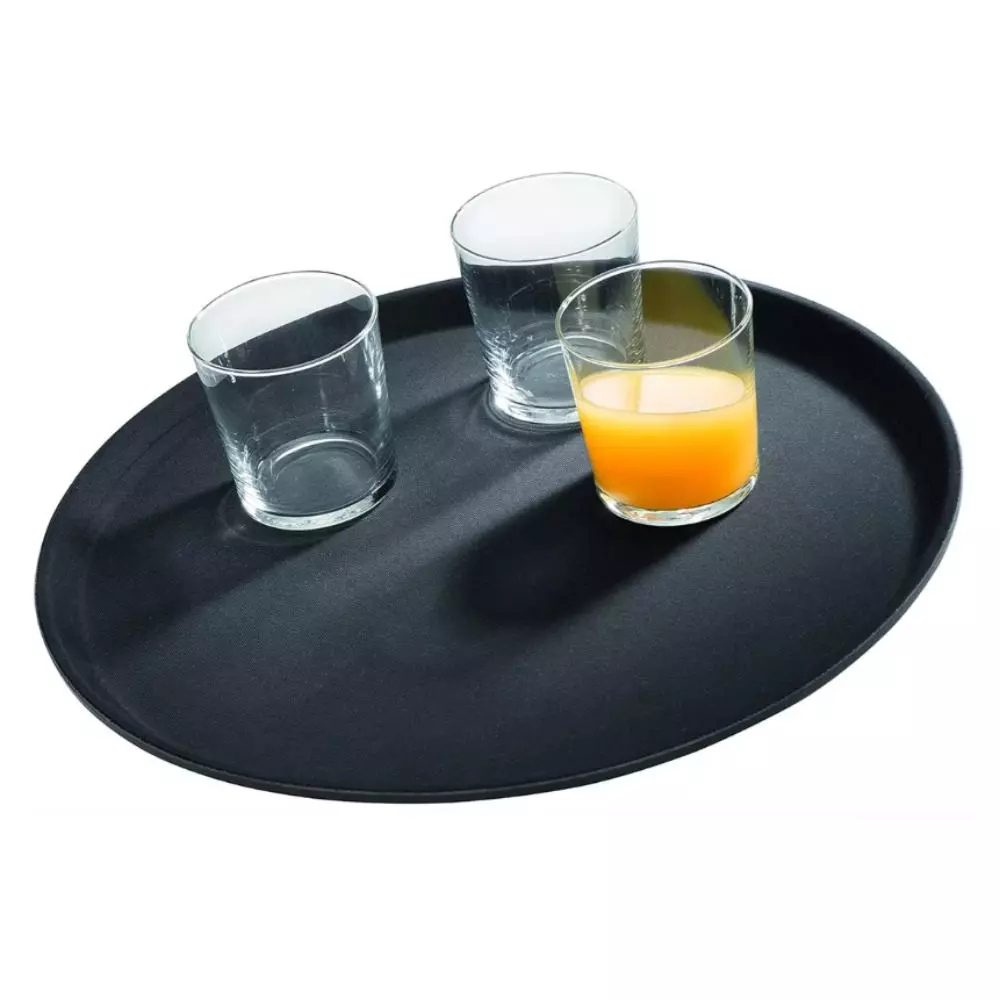 Bandeja Carol Mozo Antideslizante Negro 46 CM 29605