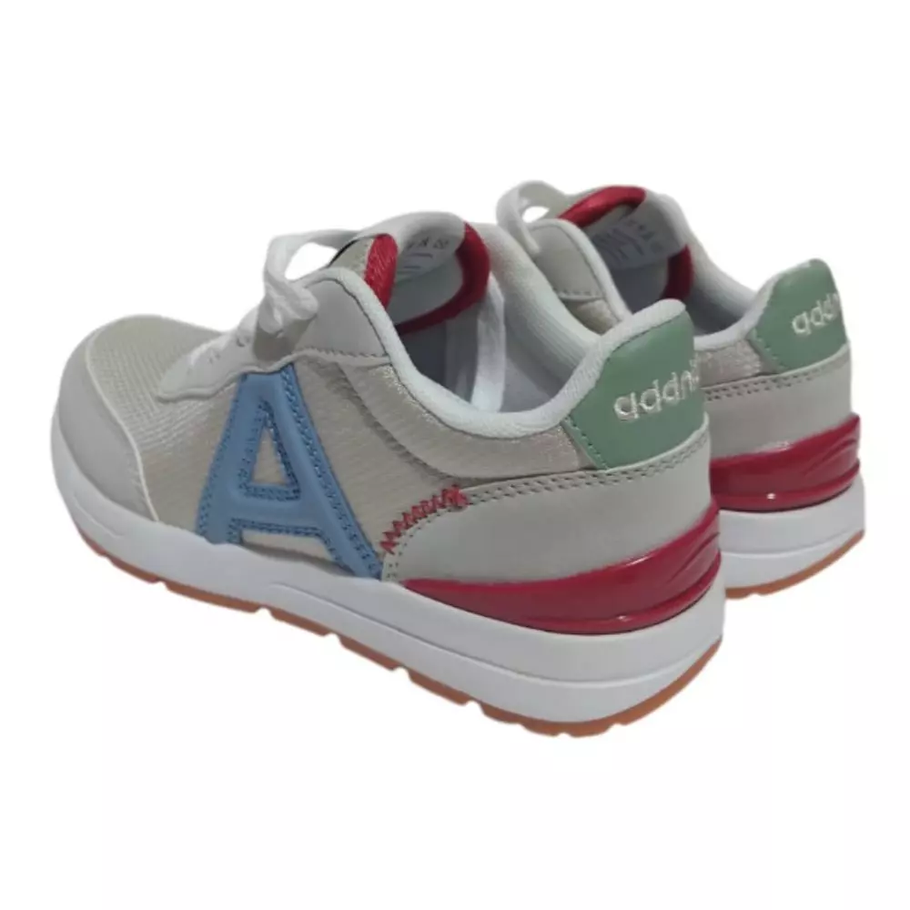 Zapatilla Addnice Los Angeles Gris/Azul/Rojo