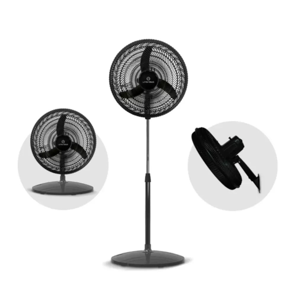 Ventilador Whitenblack 18" - 3 en 1- WBVPWB18K 75W 3 Velocidad