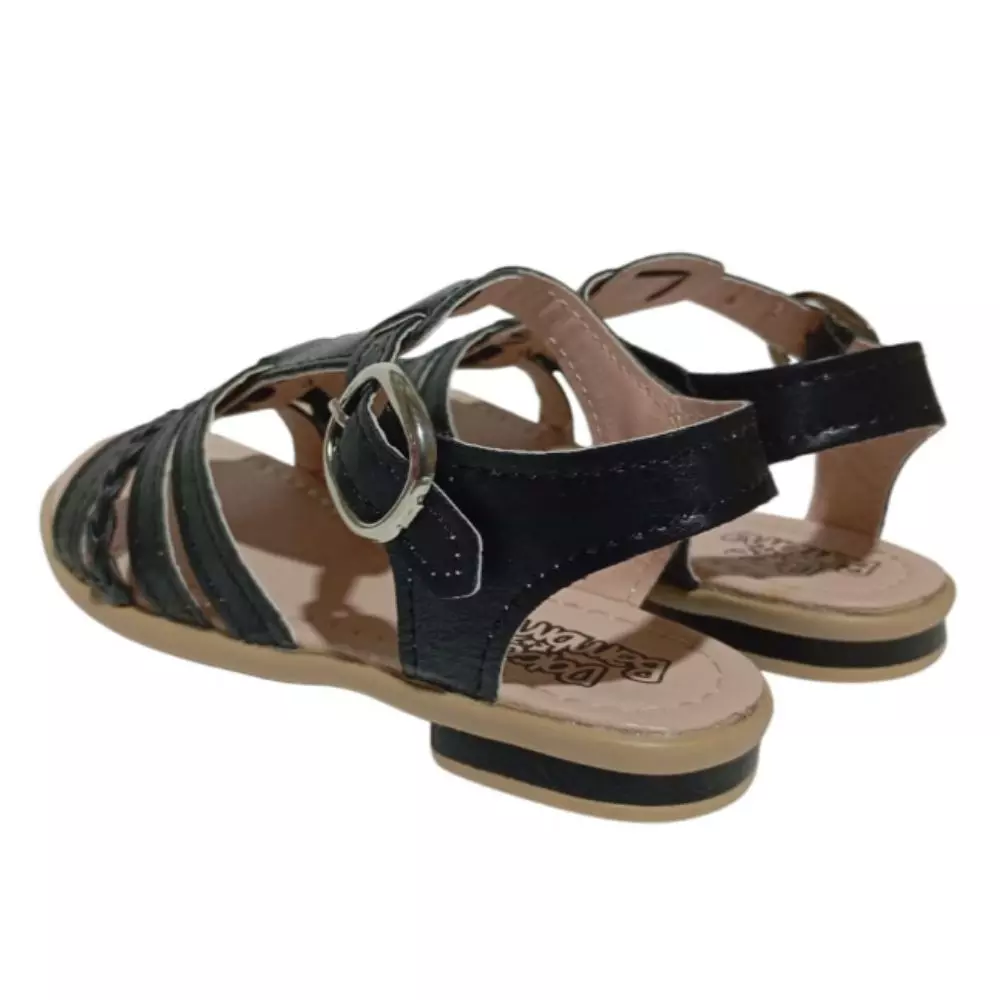 Sandalia Dolce Bambina 7080 Negro