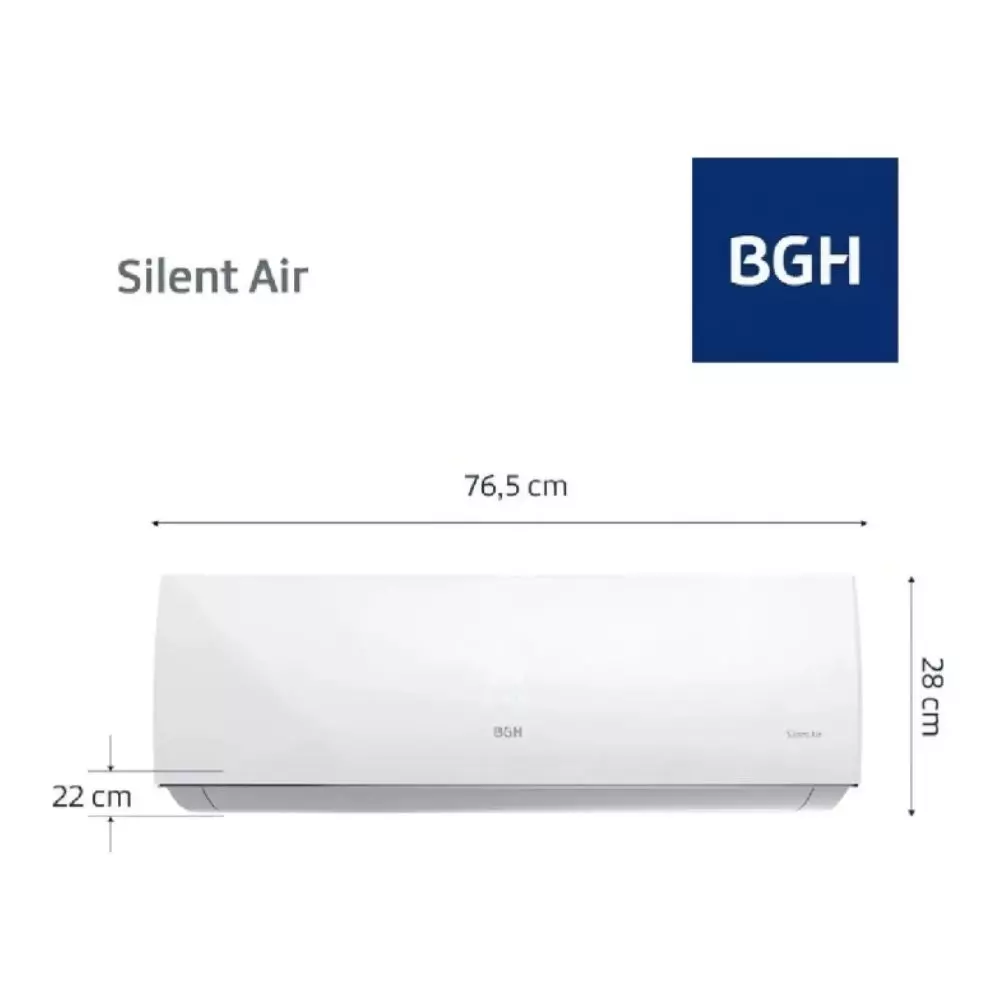 Aire Acondicionado BGH 2650 W 2300 Frigorias Frio/Calor Split