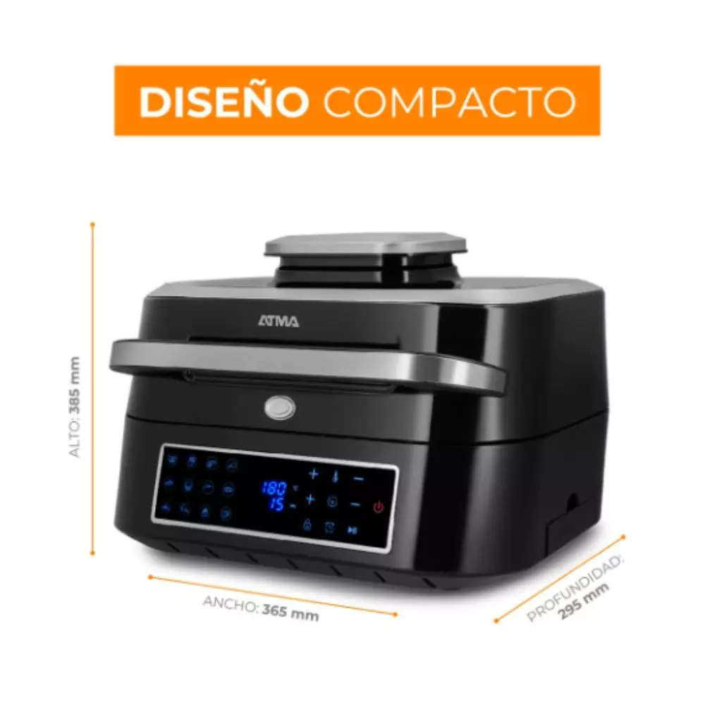 Freidora de Aire Atma FR901DP 6.3 Lts con Grill