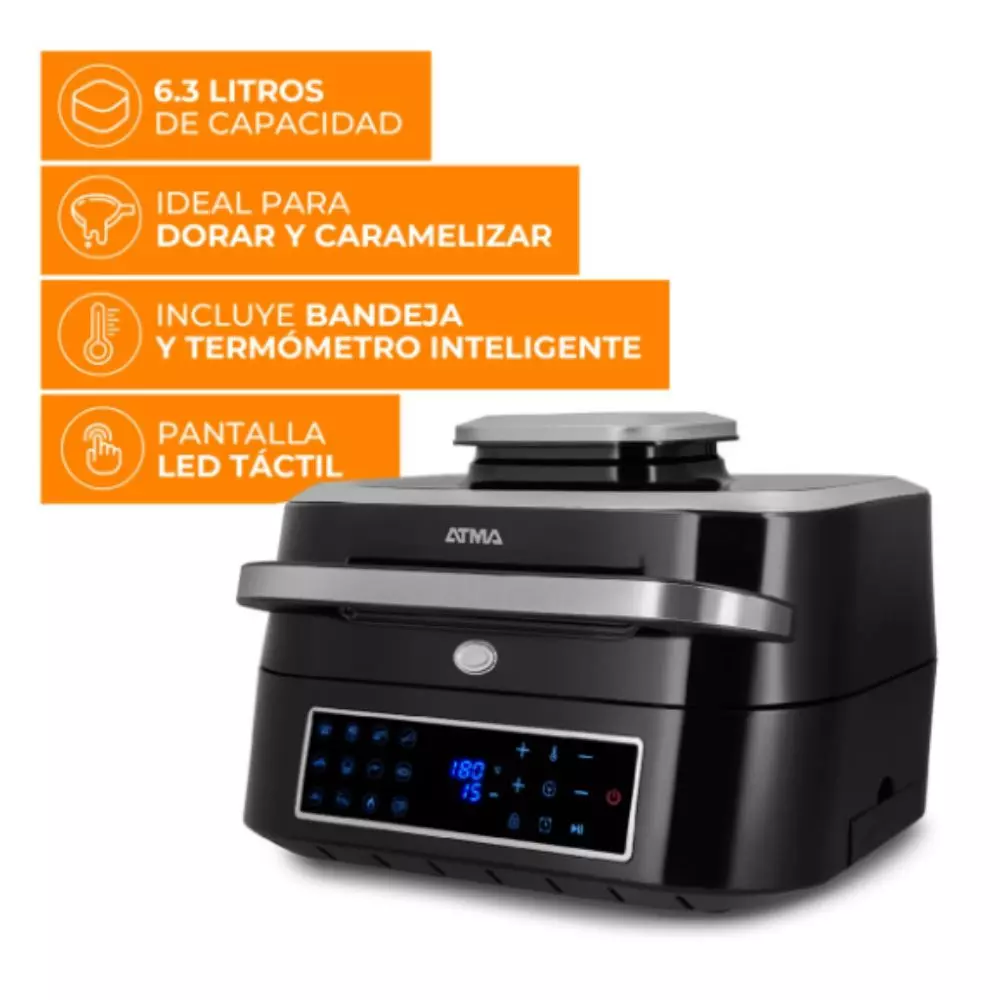 Freidora de Aire Atma FR901DP 6.3 Lts con Grill