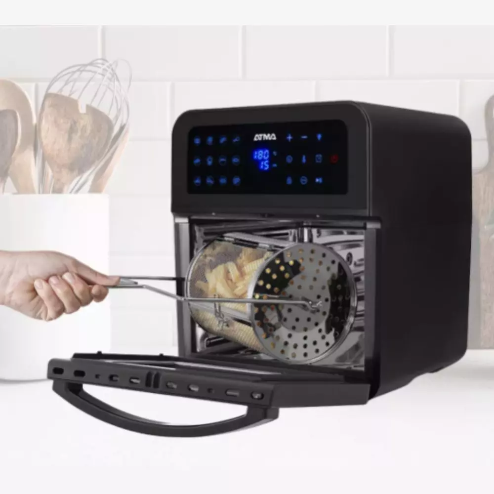 Freidora DE Aire Atma HFR582DP Con Horno 11,6 Lts.1800 W