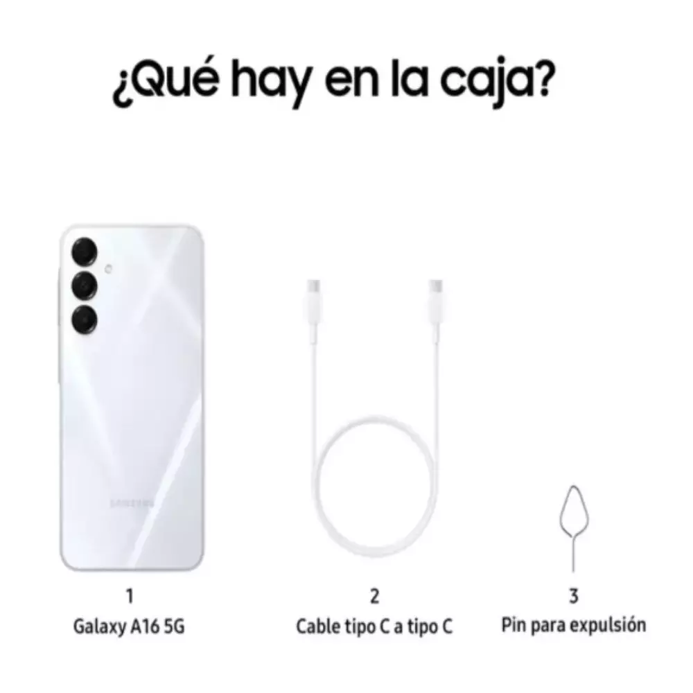 Celular Samsung Galaxy A16 4RAM/128GB A165M Gris