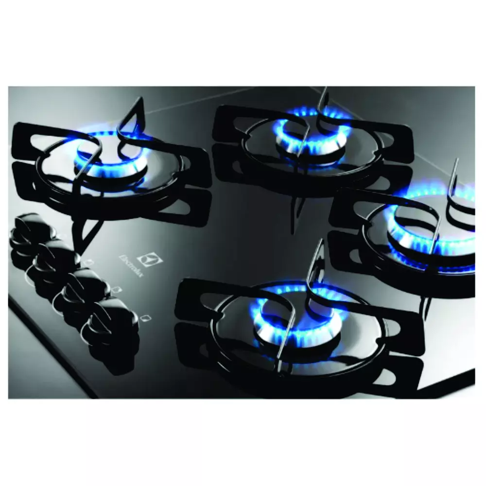 Anafe Electrolux 4 Hornallas 60Cm a Gas Vitroceramico GC60M