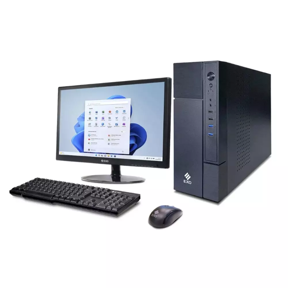 Computadora Exo GL2-S1341 128 GB SSD/4 GB RAM Con Monitor 18" Exo