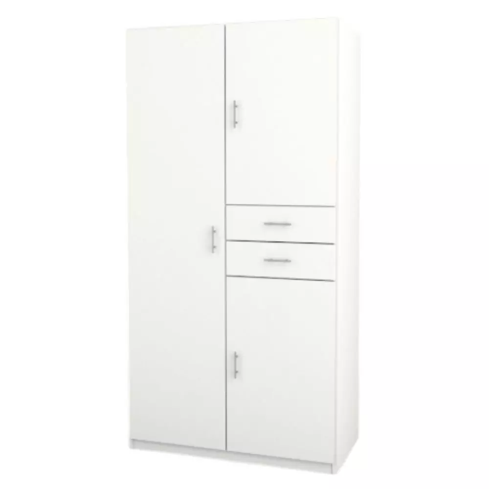 Multiuso Tables 3055 3 Puertas 3 Estantes 2 Cajones 0.89 X 1.79 X 0.46 Mts. Blanco
