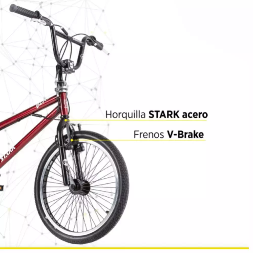 Bicicleta Stark R20 Freestyle Black Con Rotor-006078