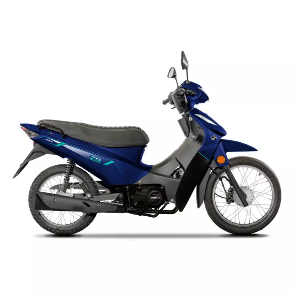 Motocicleta Zanella ZB 110 RTZ3CB 110CC./4 T. Llanta Rayos - Freno a Disco