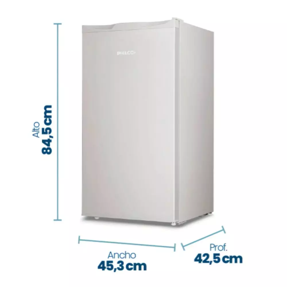 Heladera Philco Bajo Mesada 132 Lts Plata