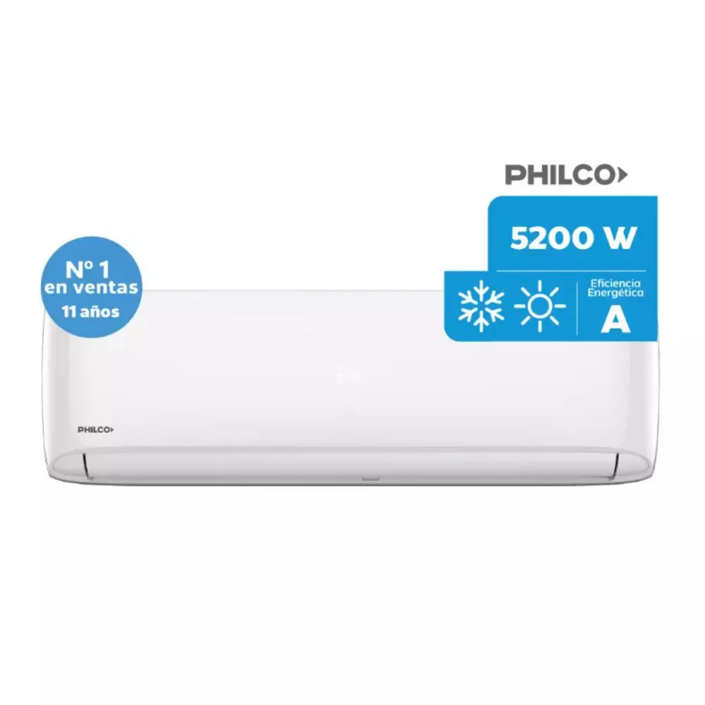 Aire Acondicionado Philco 5200W/4300 Frig. Frio/Calor Split